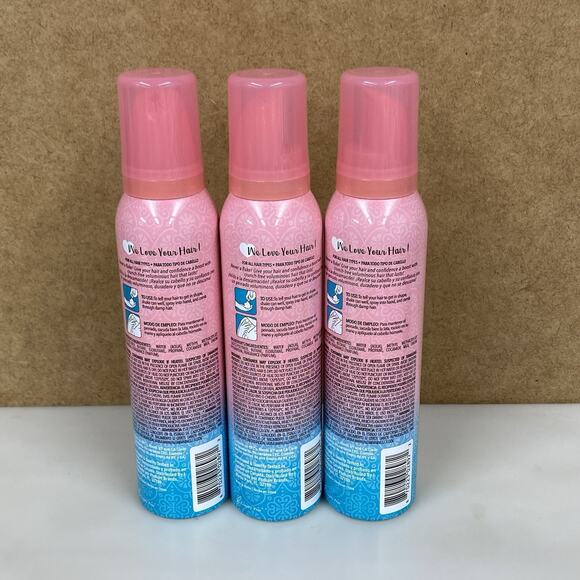 Salon Selectives All Day Plumping Mousse Anti- Frizz Lot Of 3 New 4 oz. - Picture 5 of 7